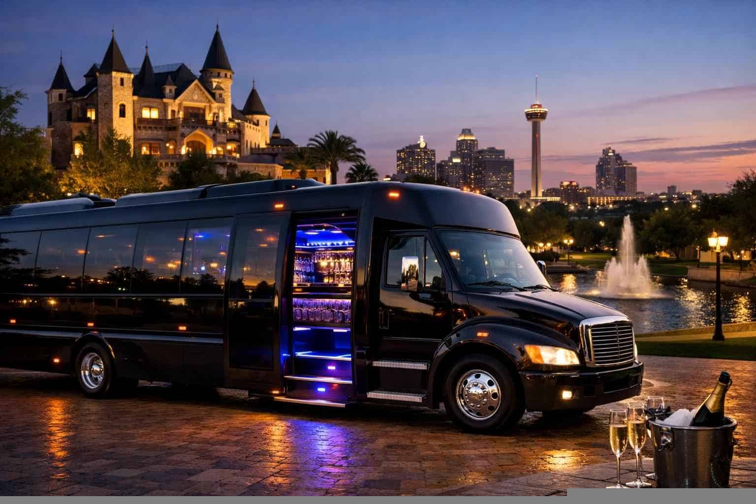 Castle Hills Texas Party Bus Rental