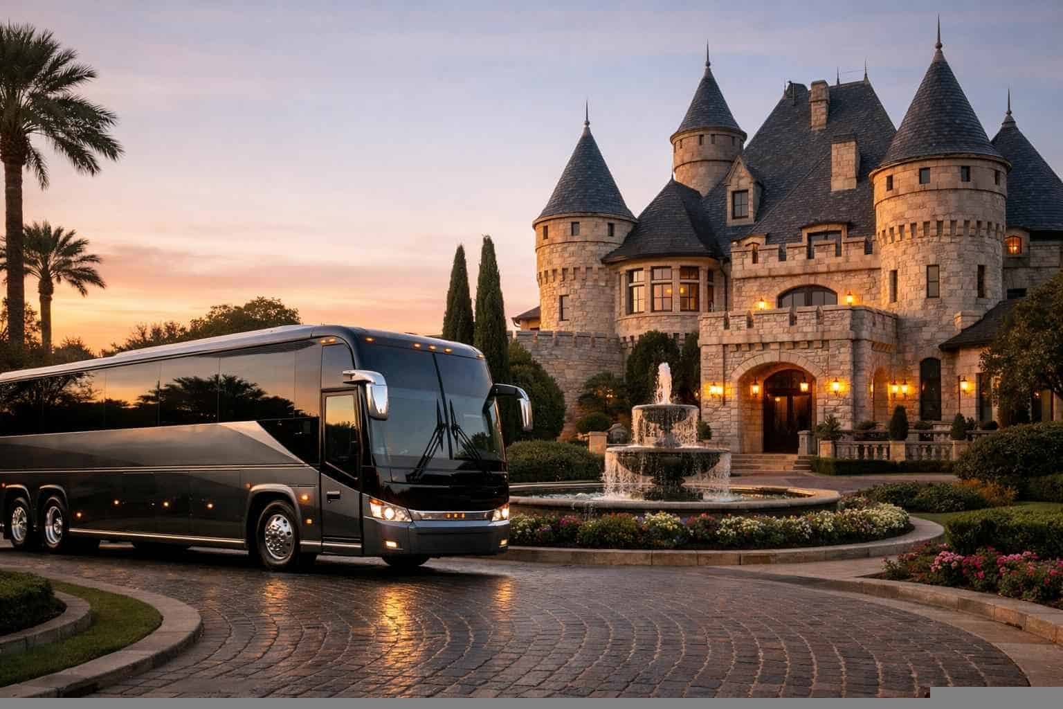 Charter Bus Rental Castle Hills TX
