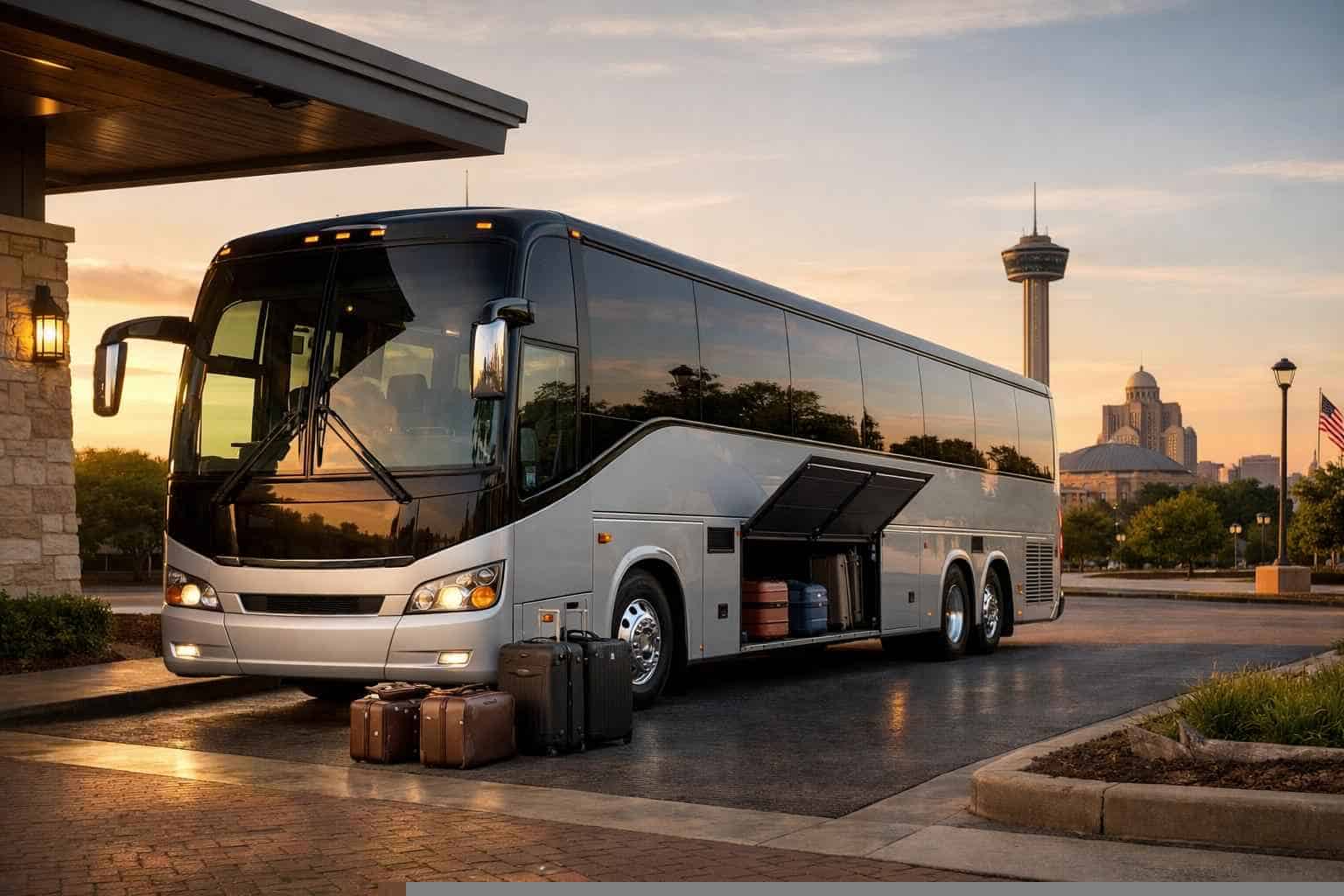 Charter Bus Rental Kirby TX