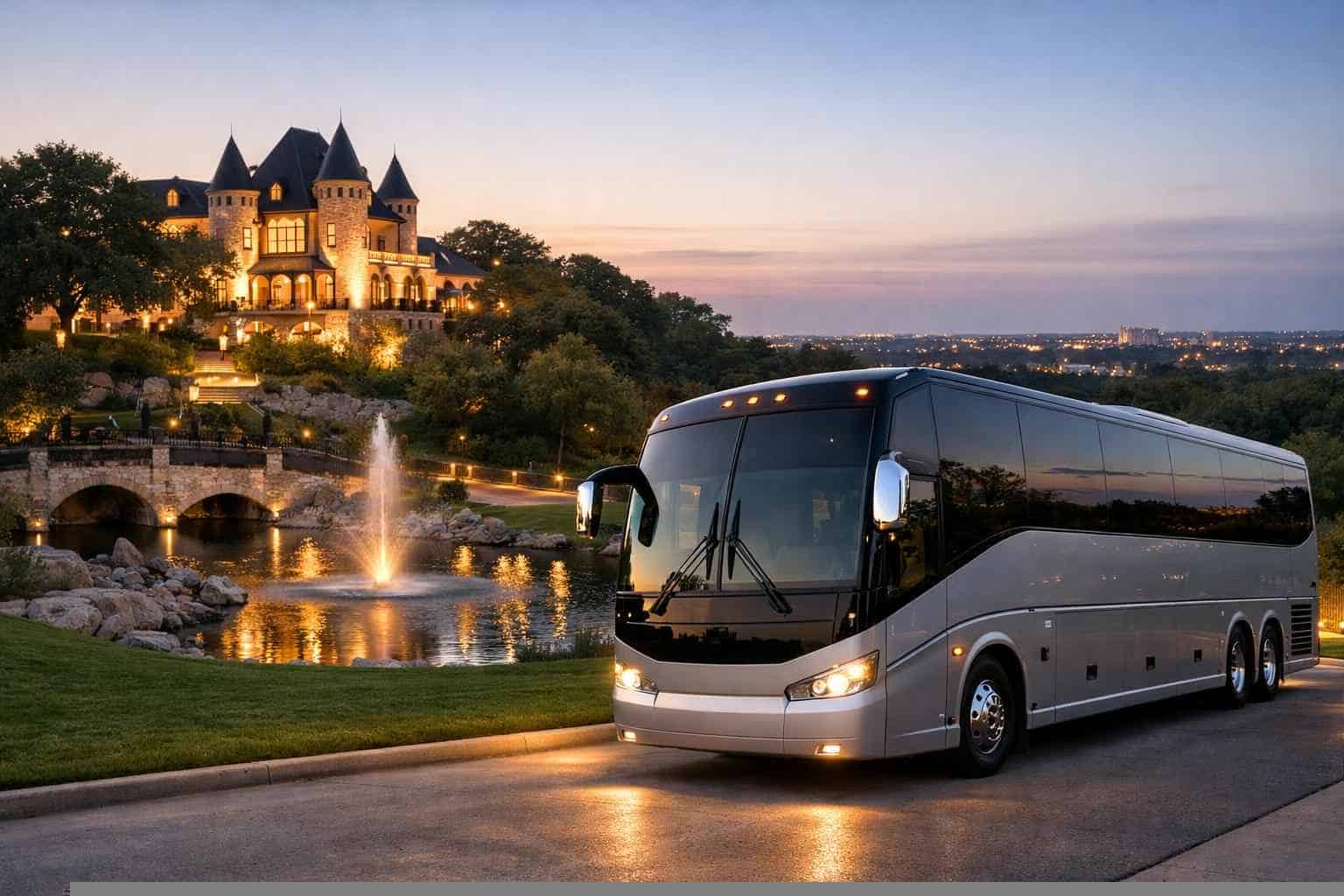 Charter Bus Rental Near Me Castle Hills TX