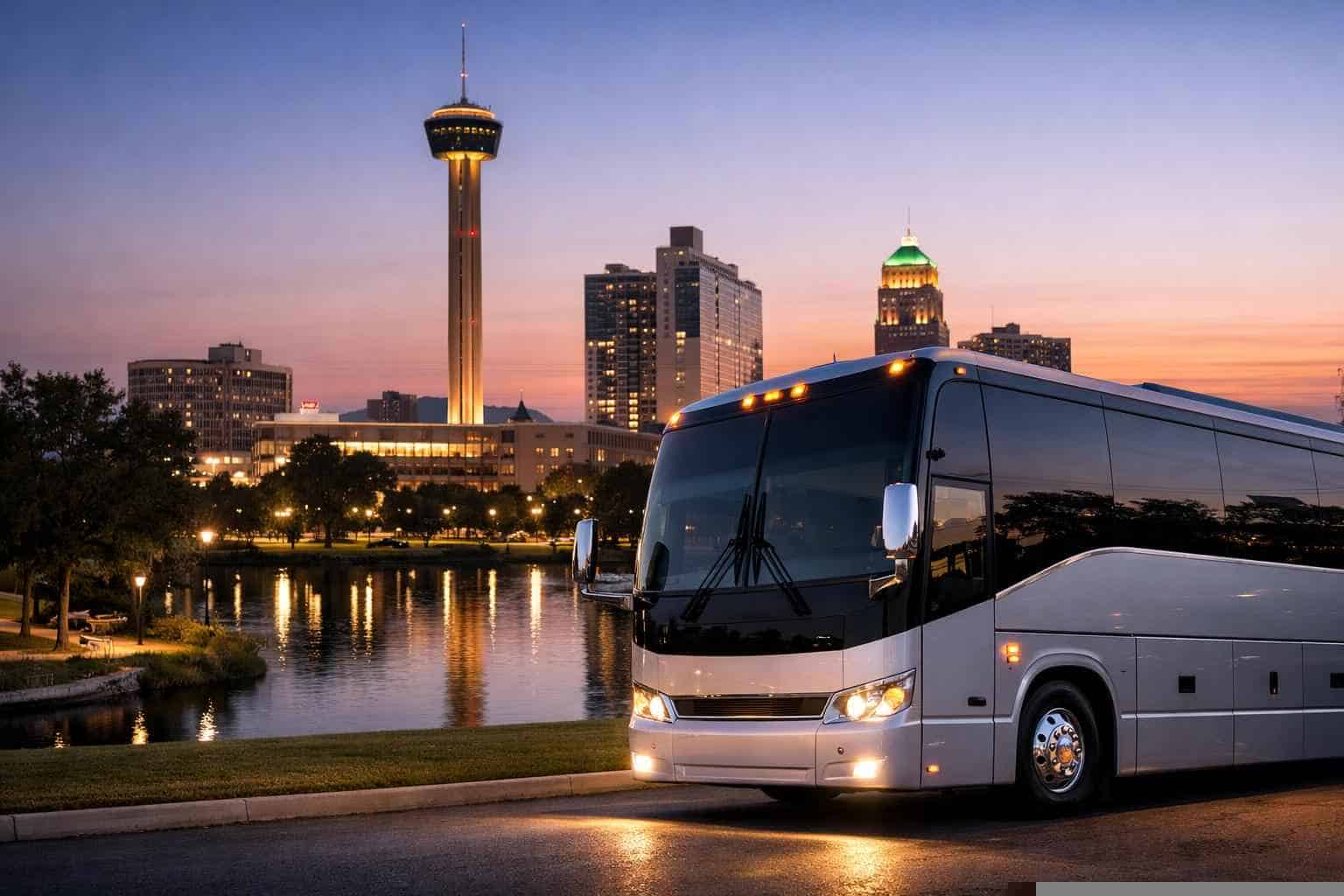 Charter Bus Rental Near Me Kirby TX
