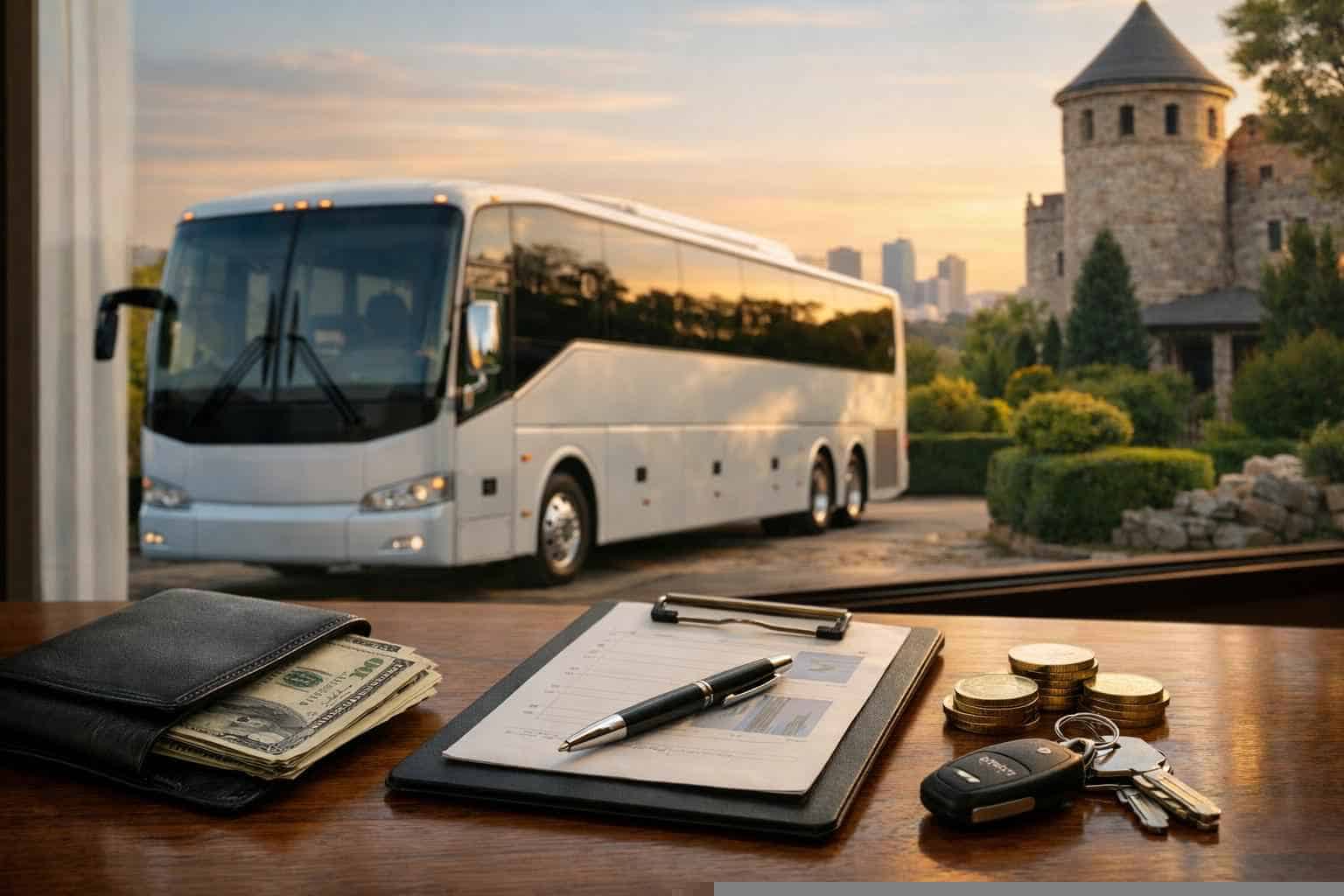 Charter Bus Rental Prices in Castle Hills TX