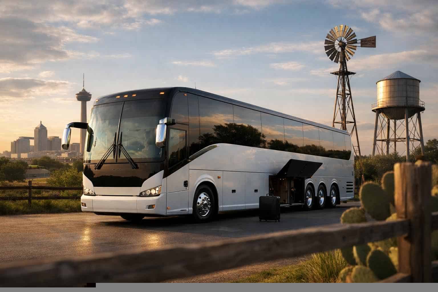 Charter Bus Rental Services In Kirby Texas