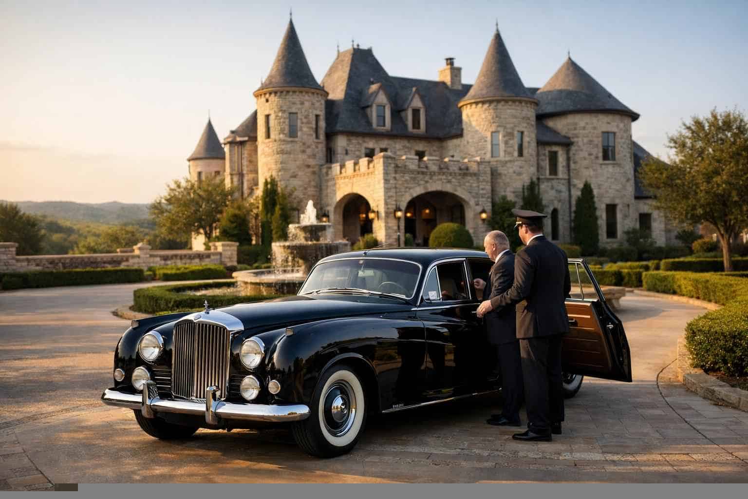 Classic Car Chauffeur Service Near Me Castle Hills TX