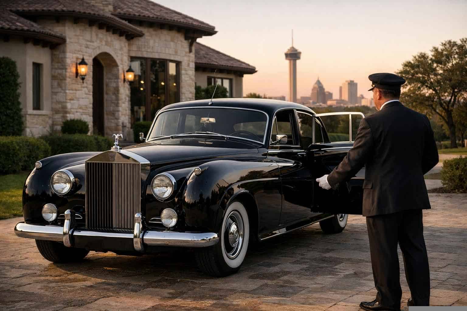 Classic Car Chauffeur Service Near Me Kirby TX