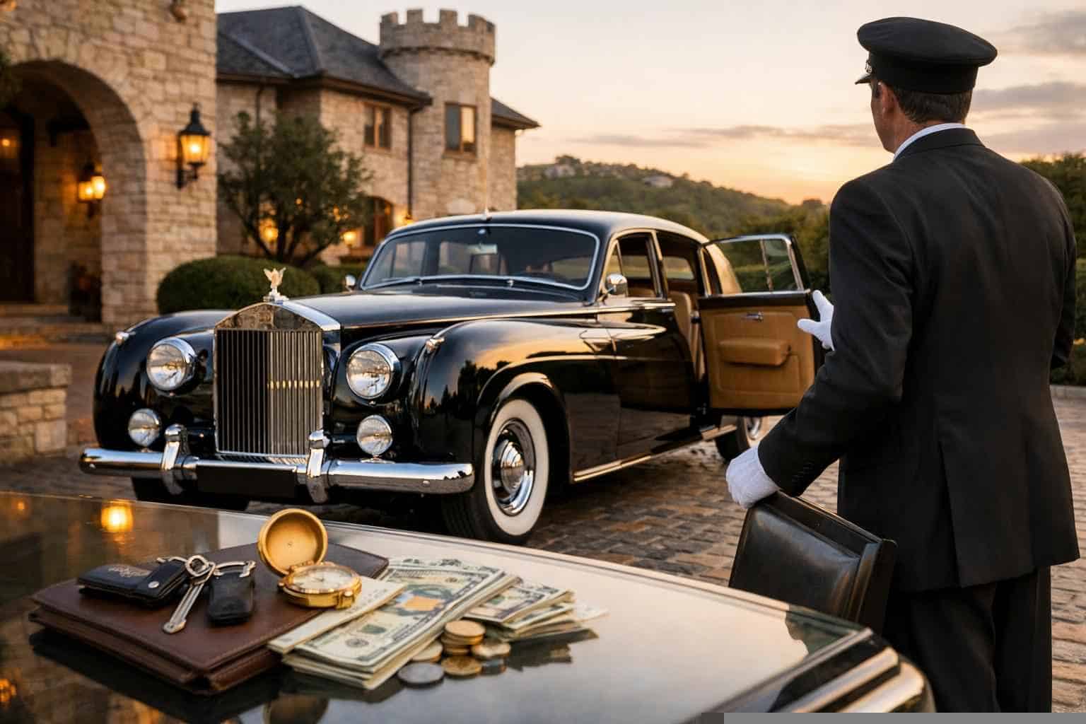 Classic Car Chauffeur Service Prices in Castle Hills TX
