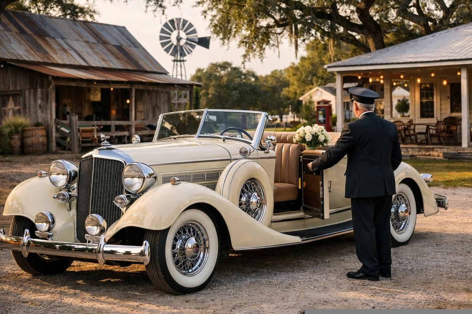 Kirby Texas Antique Vehicle Rental with Driver