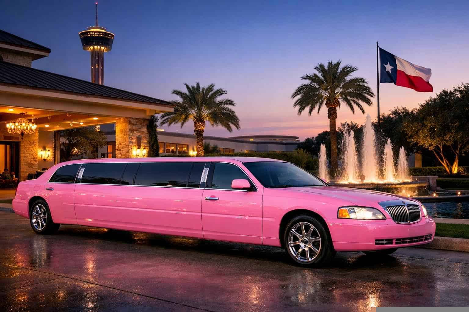 Kirby Texas Pink Limo Rental