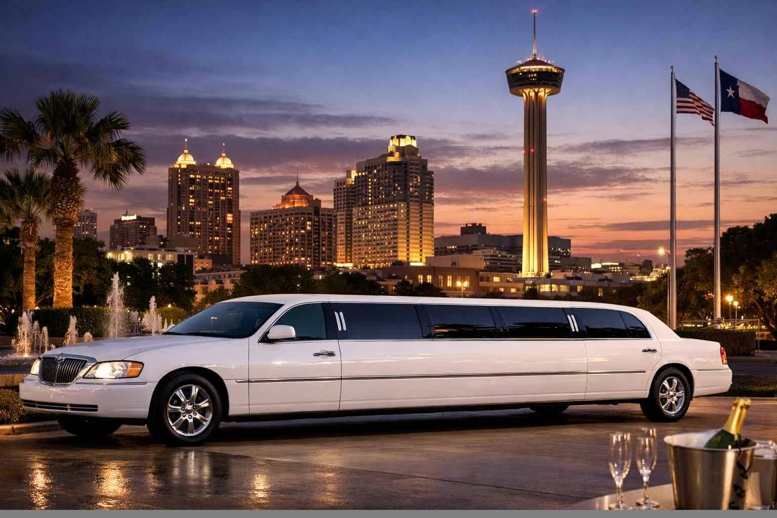 Kirby Texas White Limo Rental