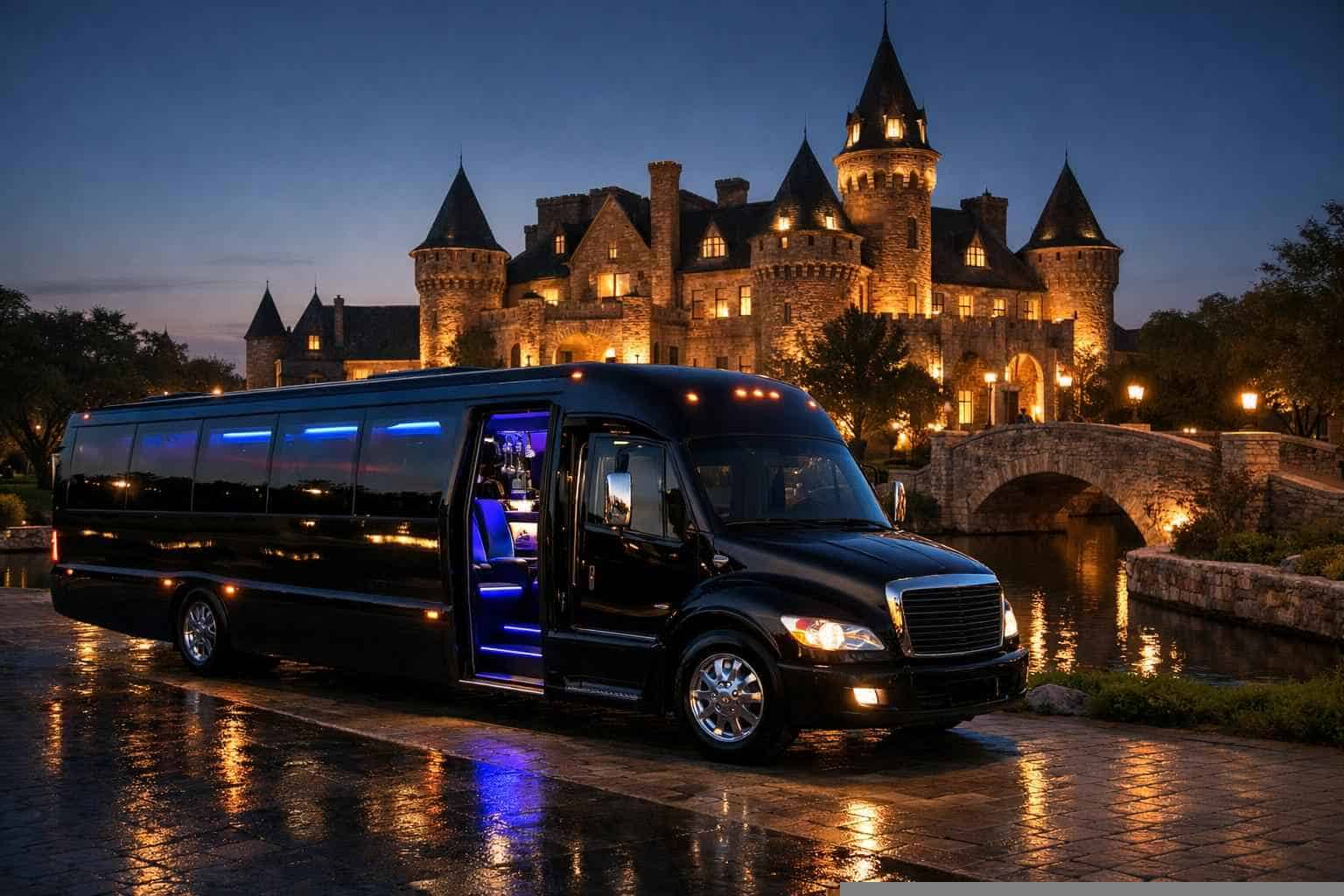 Limo Bus Rental Castle Hills TX