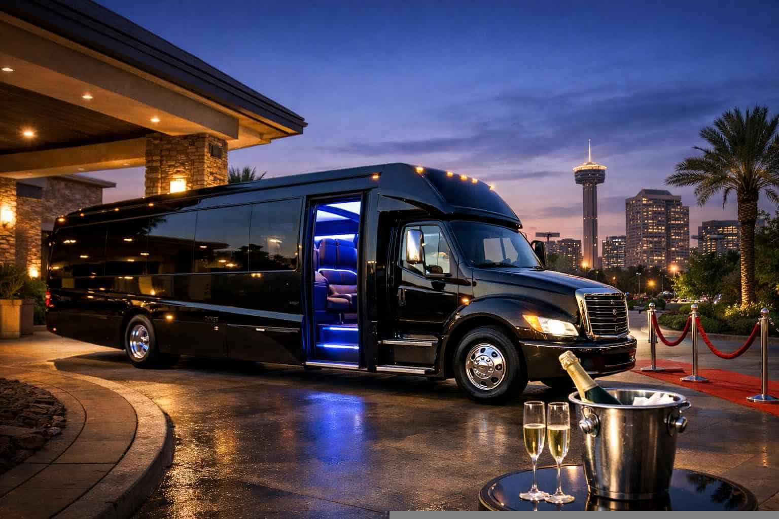 Limo Bus Rental Kirby TX
