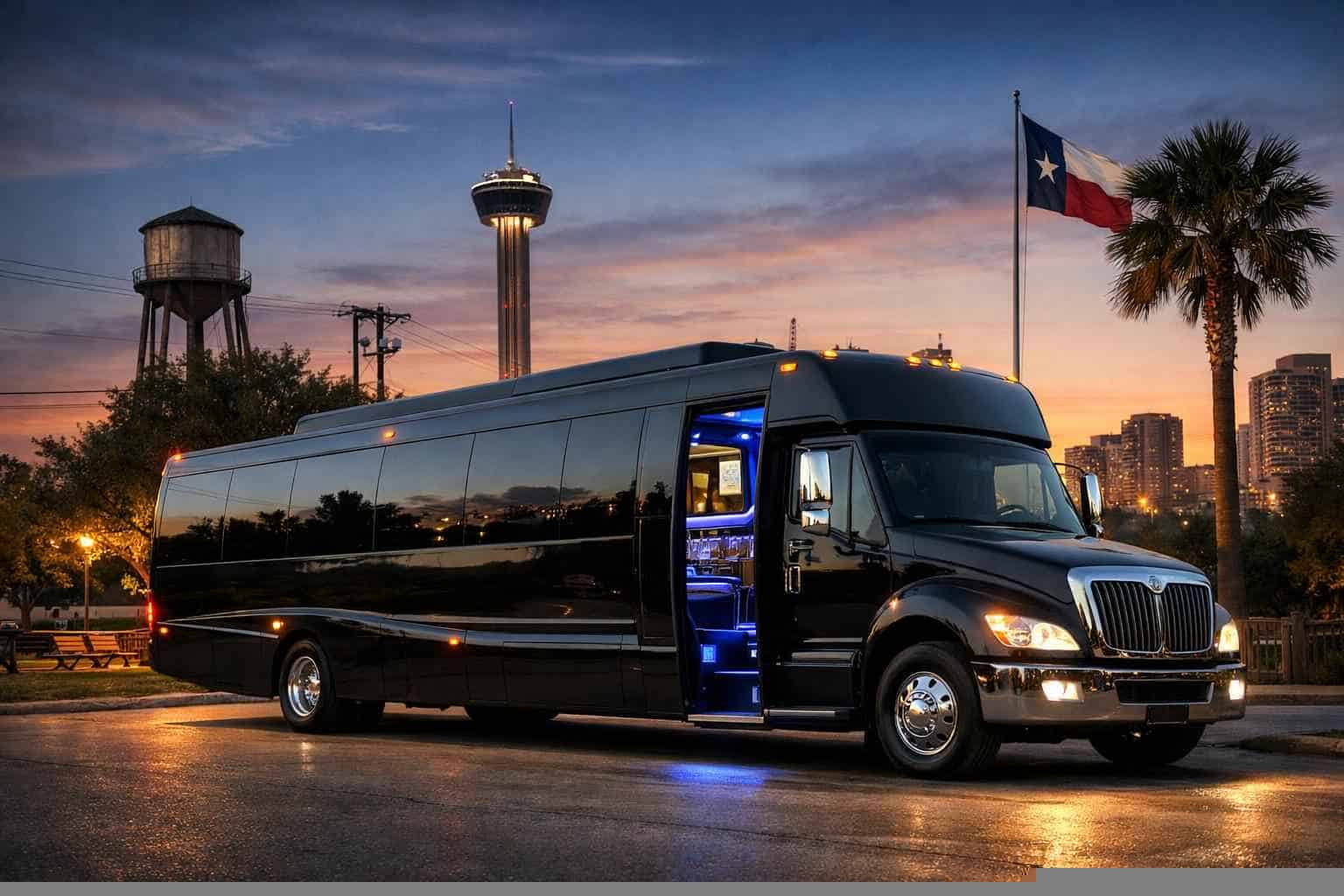 Limo Buses in Kirby Texas