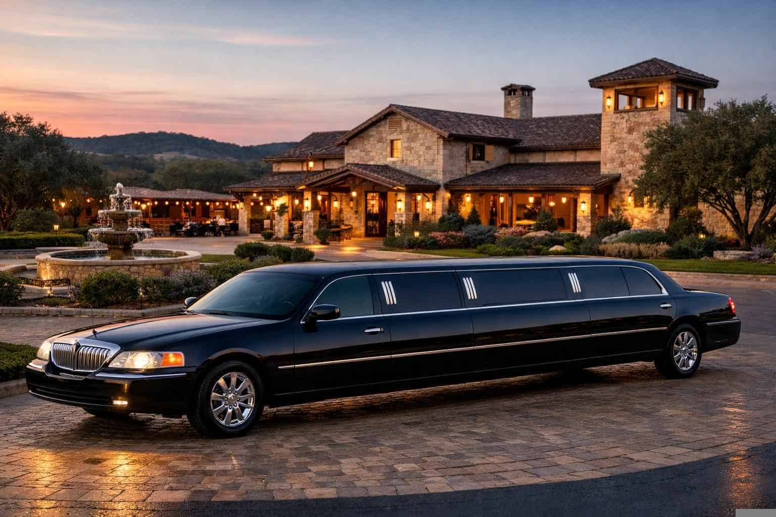 Luxury Black Limo Rental in Bulverde Texas