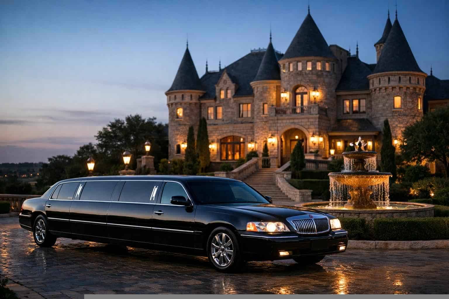 Luxury Black Limo Rental in Castle Hills Texas