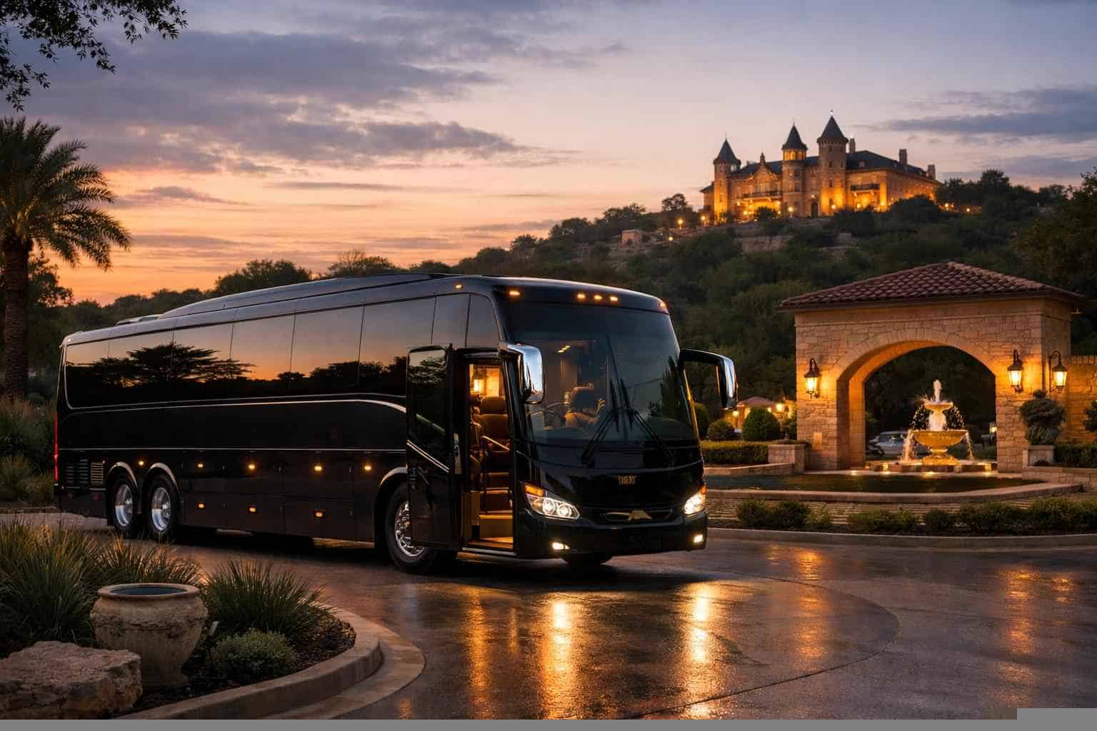 Luxury Charter Bus Rental in Castle Hills Texas