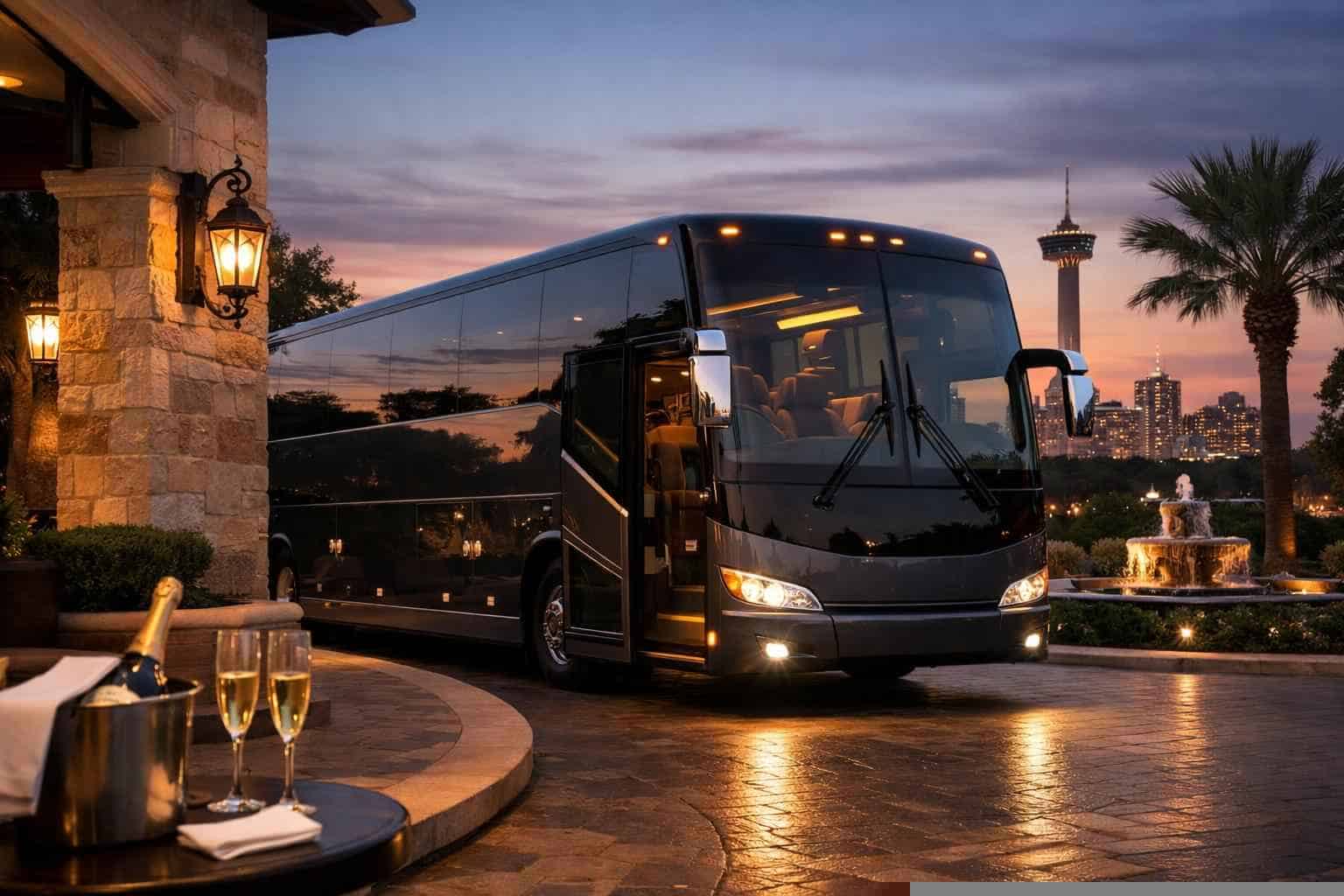 Luxury Charter Bus Rental In Kirby Texas