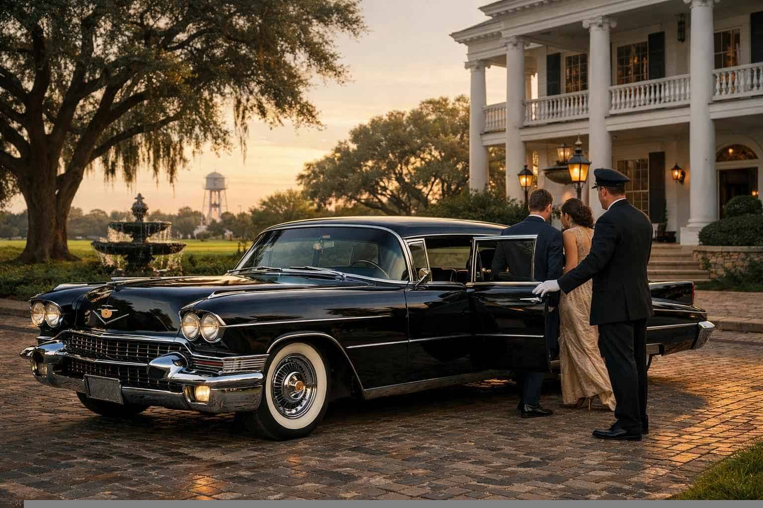 Luxury Classic Car Chauffeur Service in Kirby Texas