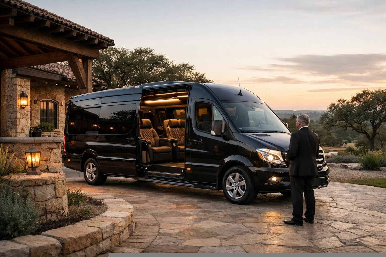 Luxury Passenger Van with Driver in Bulverde Texas