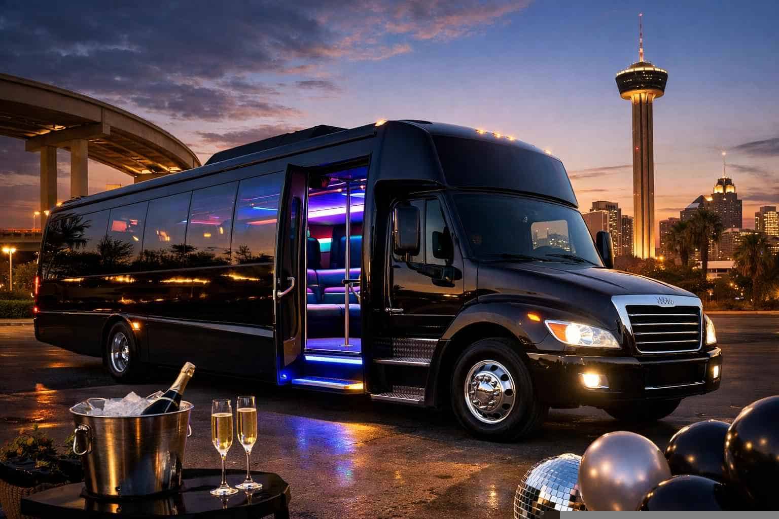 Party Bus Rental Services in Kirby Texas