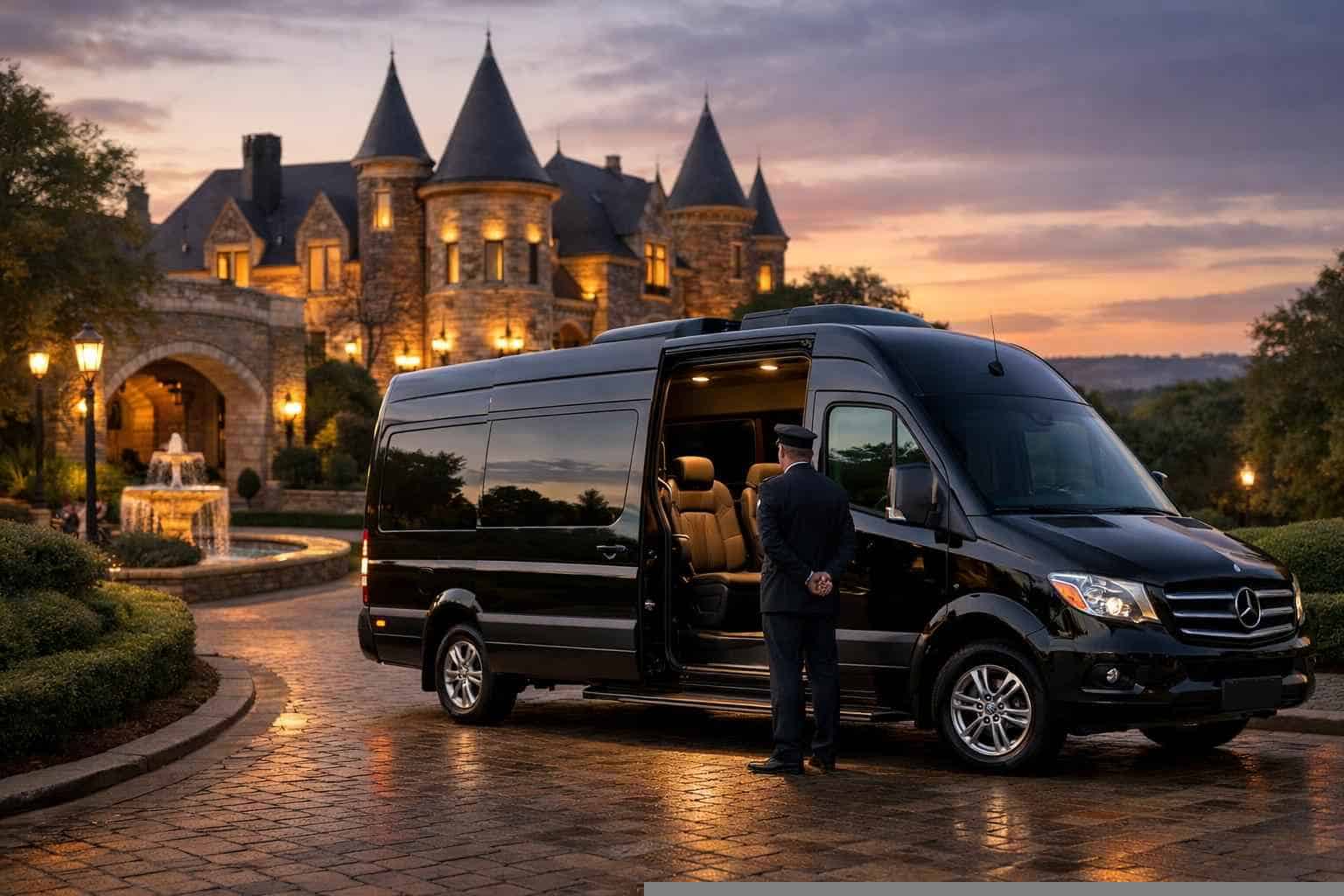 Passenger Van with Driver Castle Hills TX