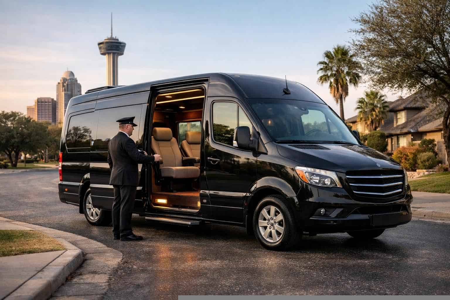 Passenger Van with Driver Kirby TX