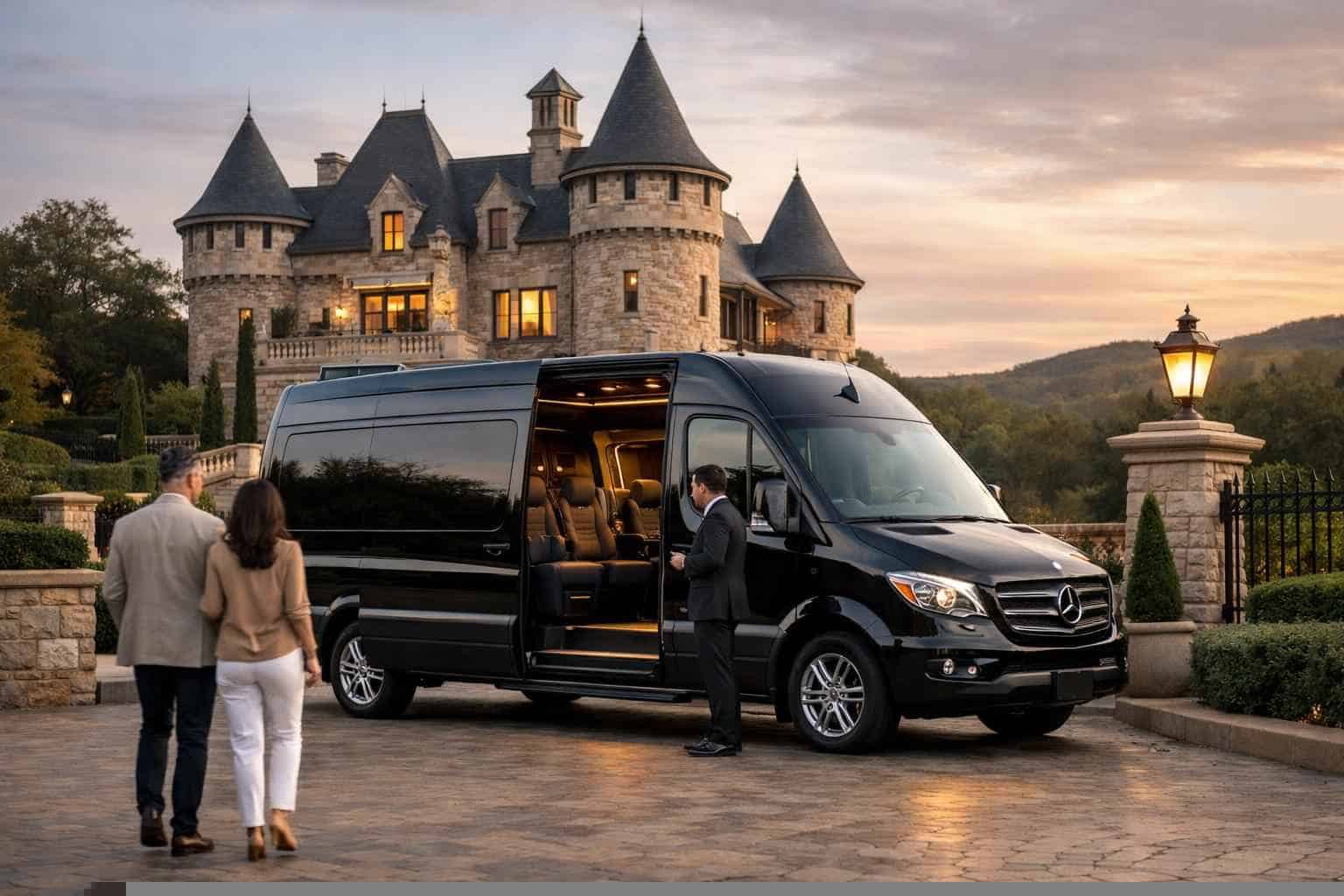 Passenger Van with Driver Near Me Castle Hills TX