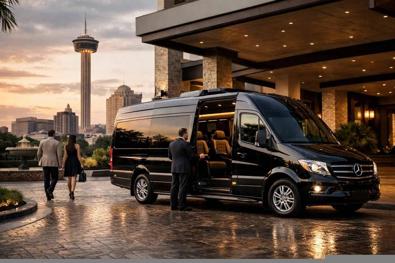 Passenger Van with Driver Near Me Kirby TX