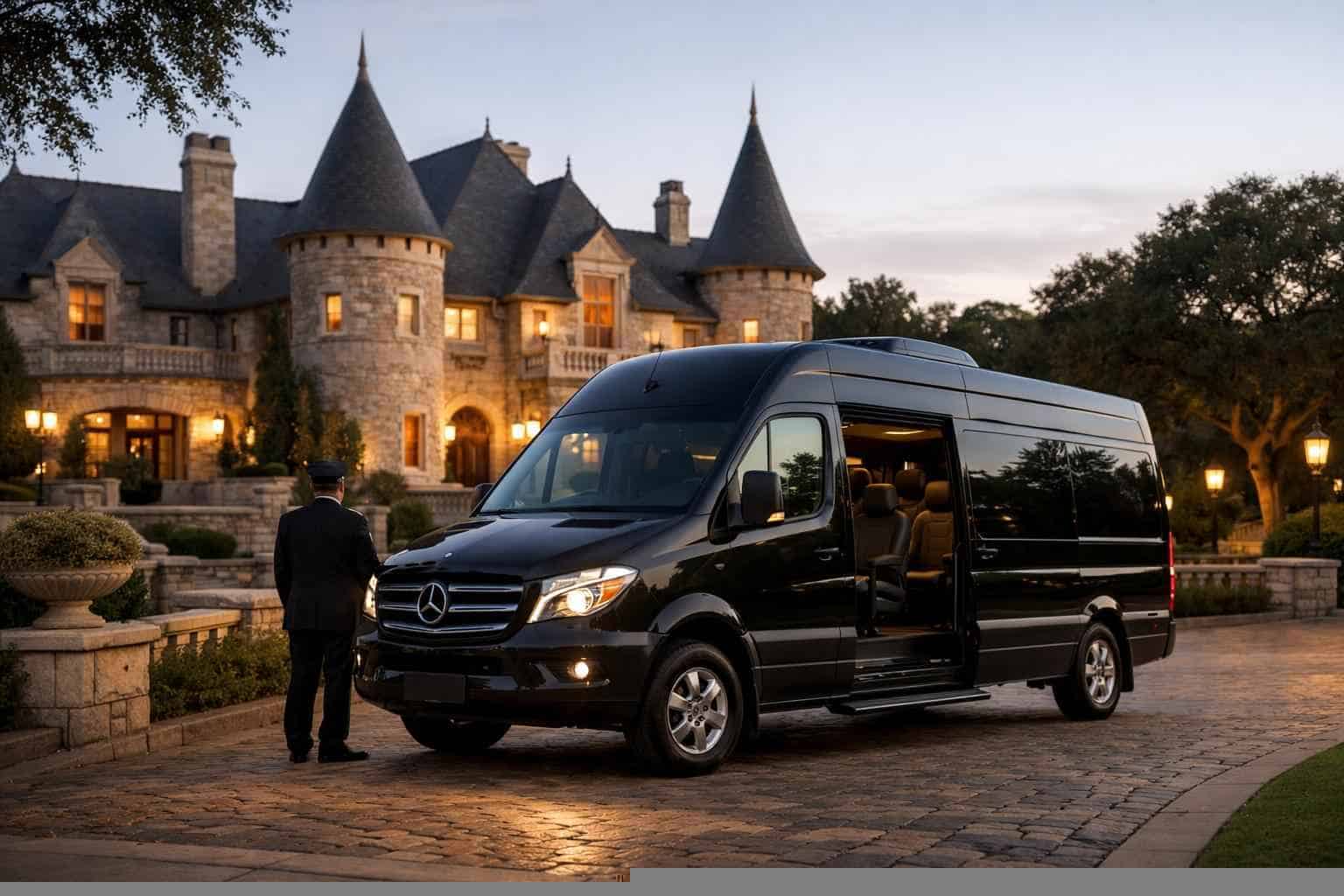 Passenger Van With Driver Services In Castle Hills Texas