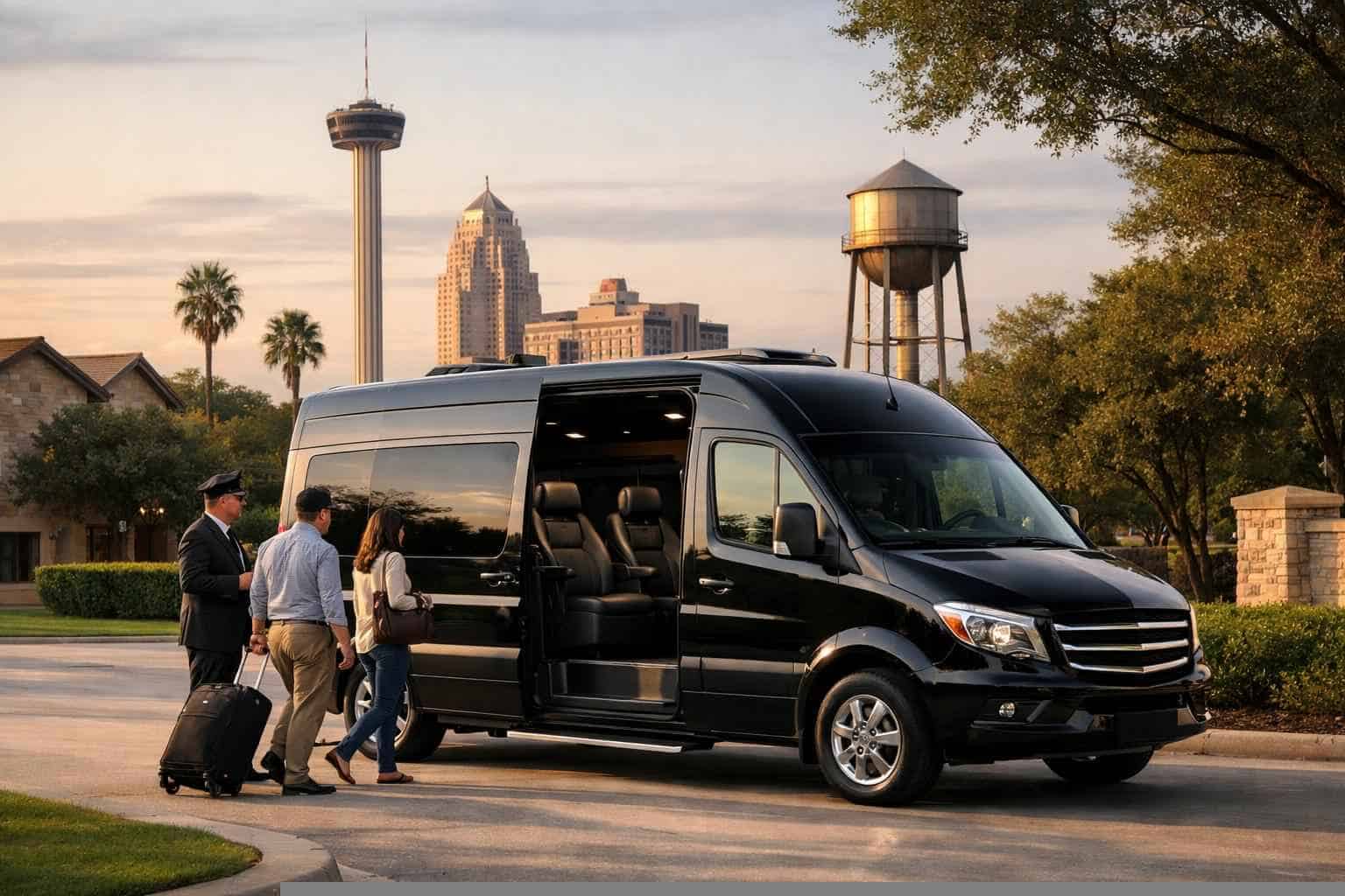 Passenger Van with Driver Services in Kirby Texas