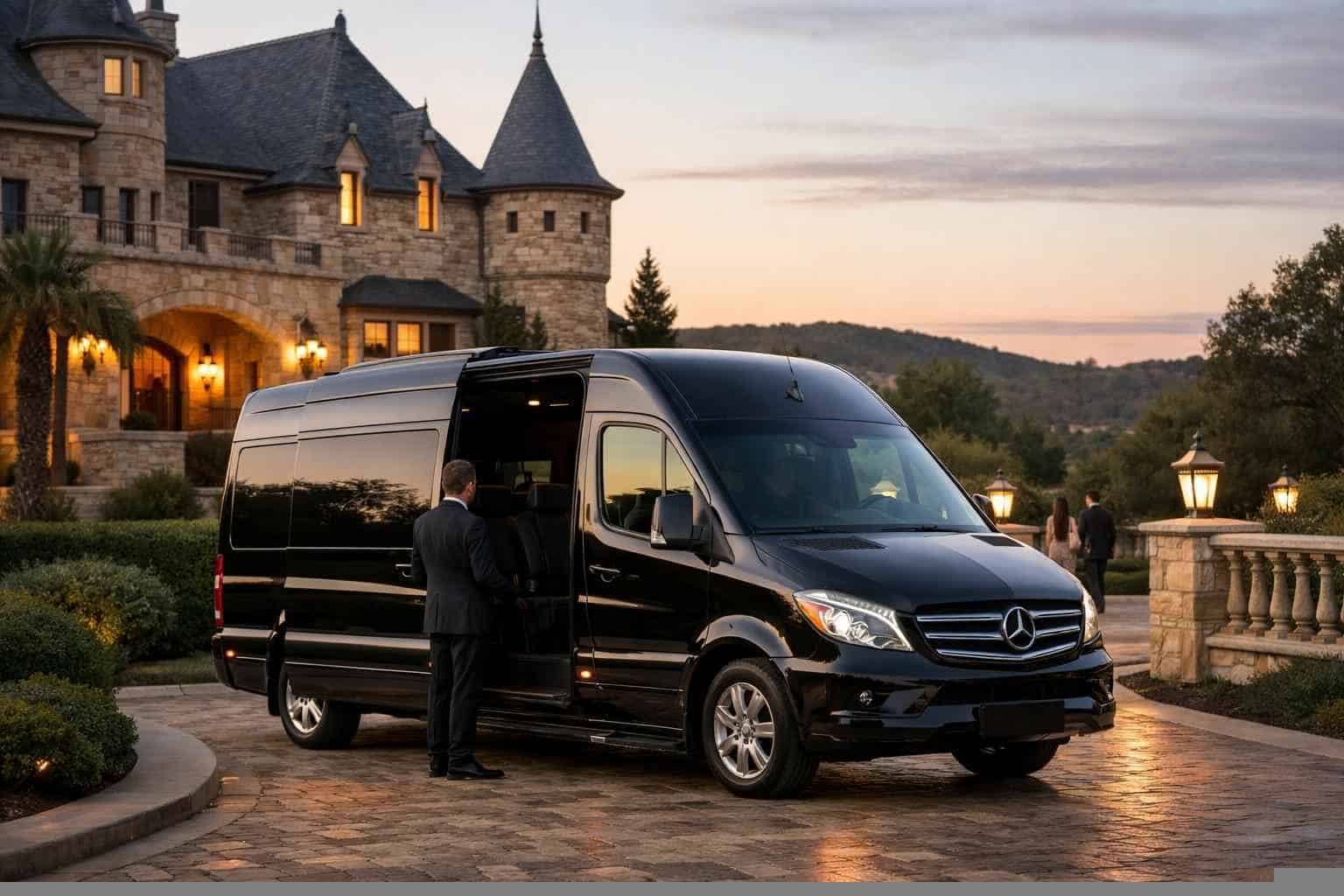 Passenger Vans with Driver in Castle Hills Texas