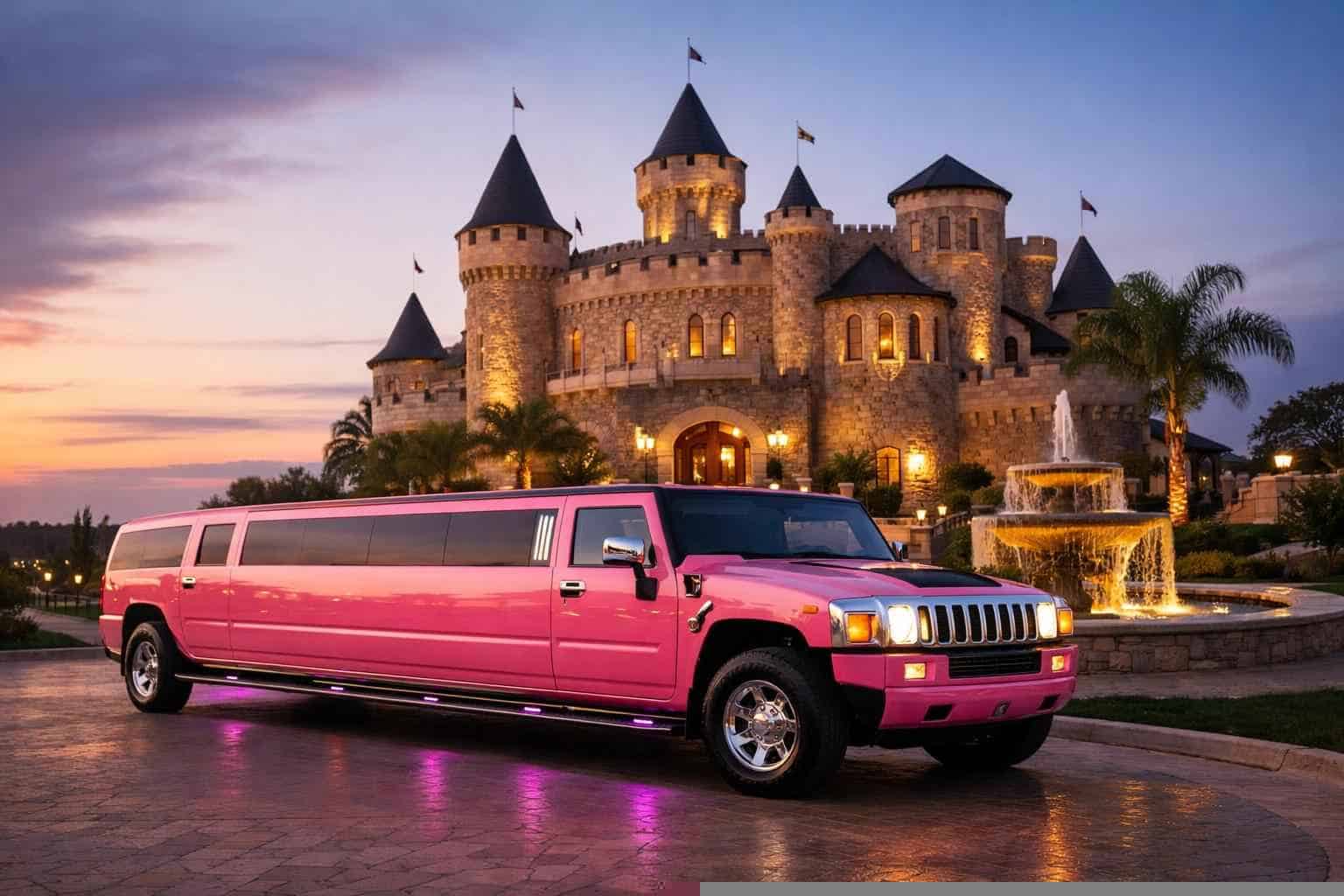 Pink Limo Service Castle Hills TX