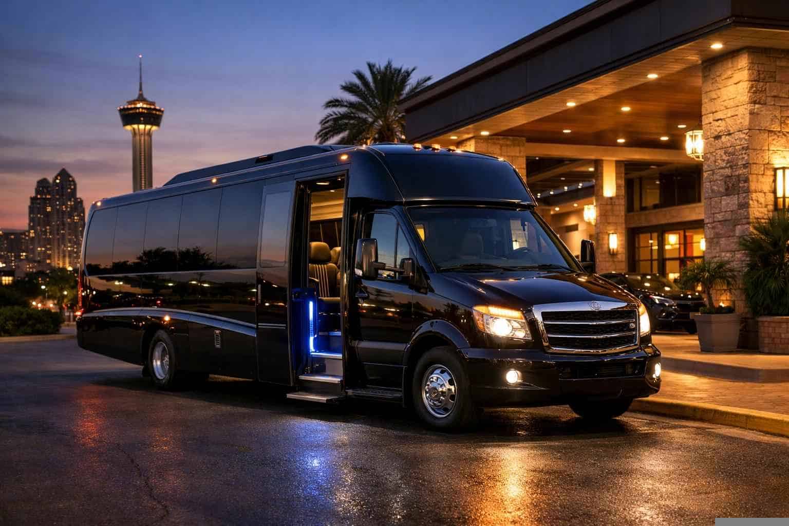 Shuttle Bus Rental Kirby TX