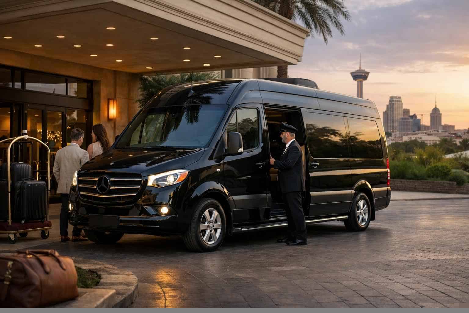 Sprinter Van Rental with Driver Kirby TX