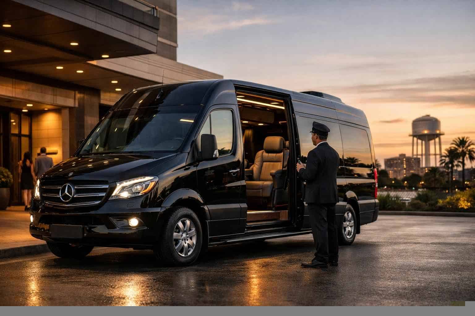 Sprinter Van Service with Driver Kirby TX