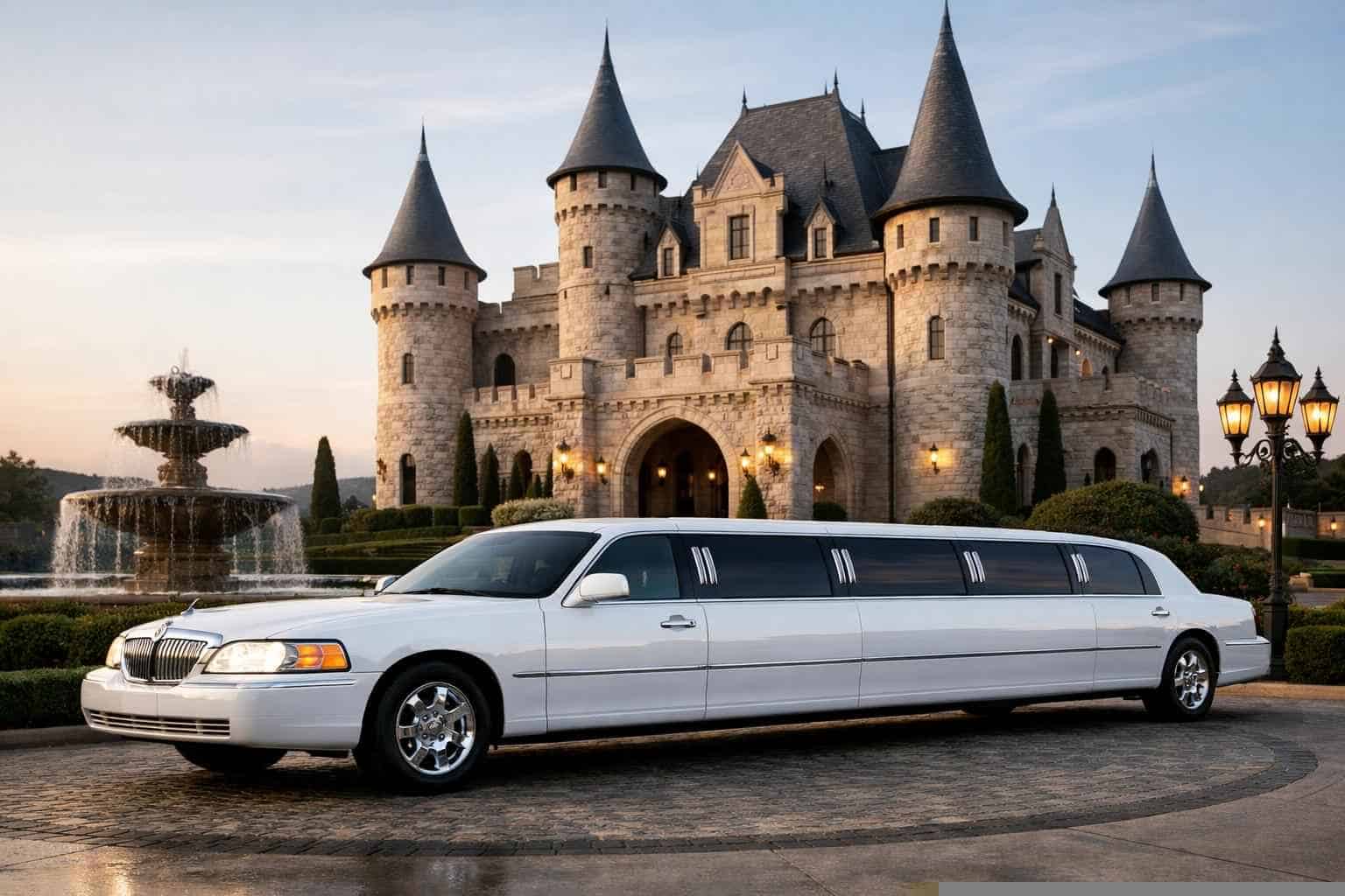 White Limo Rental Castle Hills TX