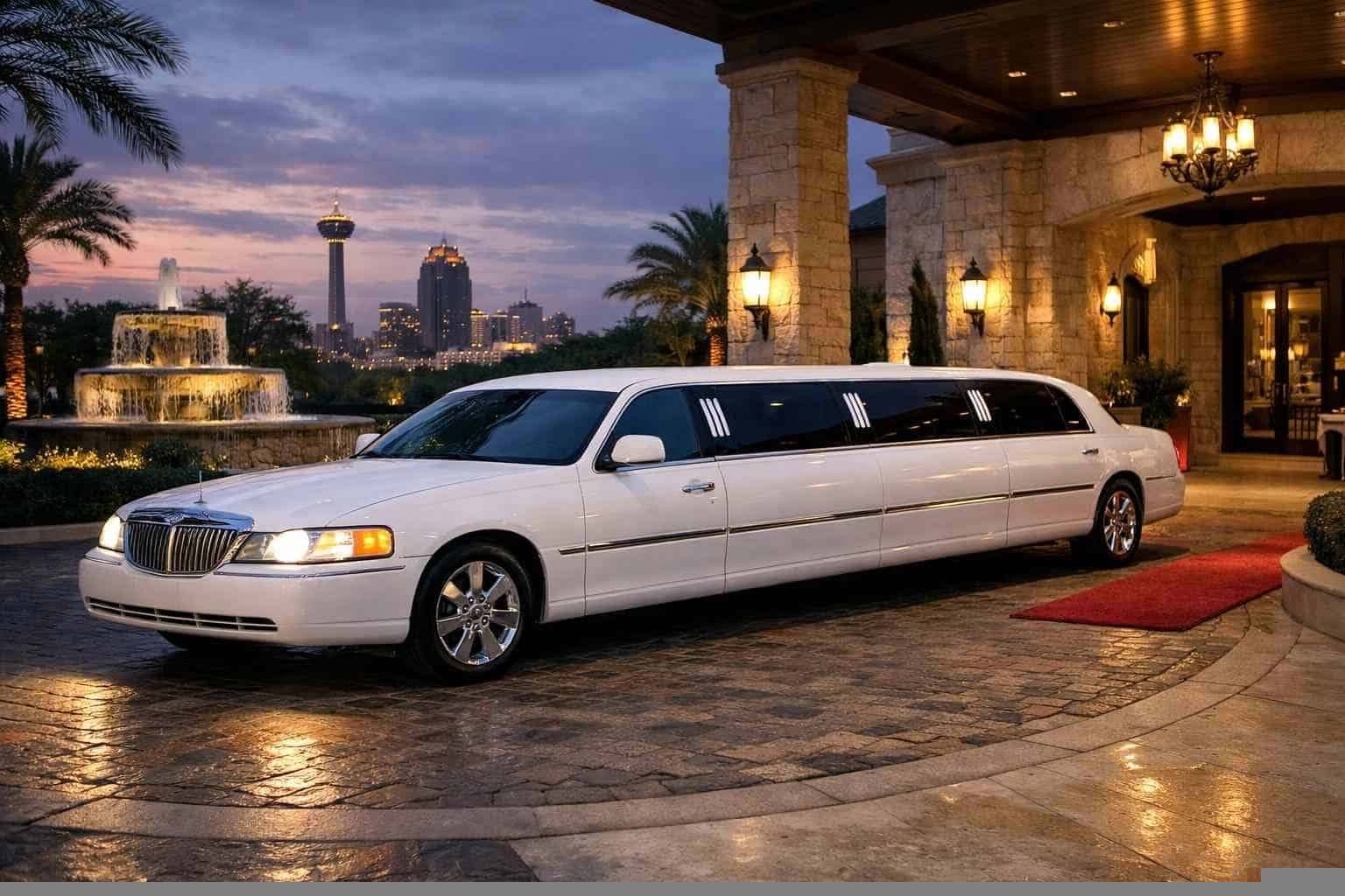 White Limo Rental Kirby TX
