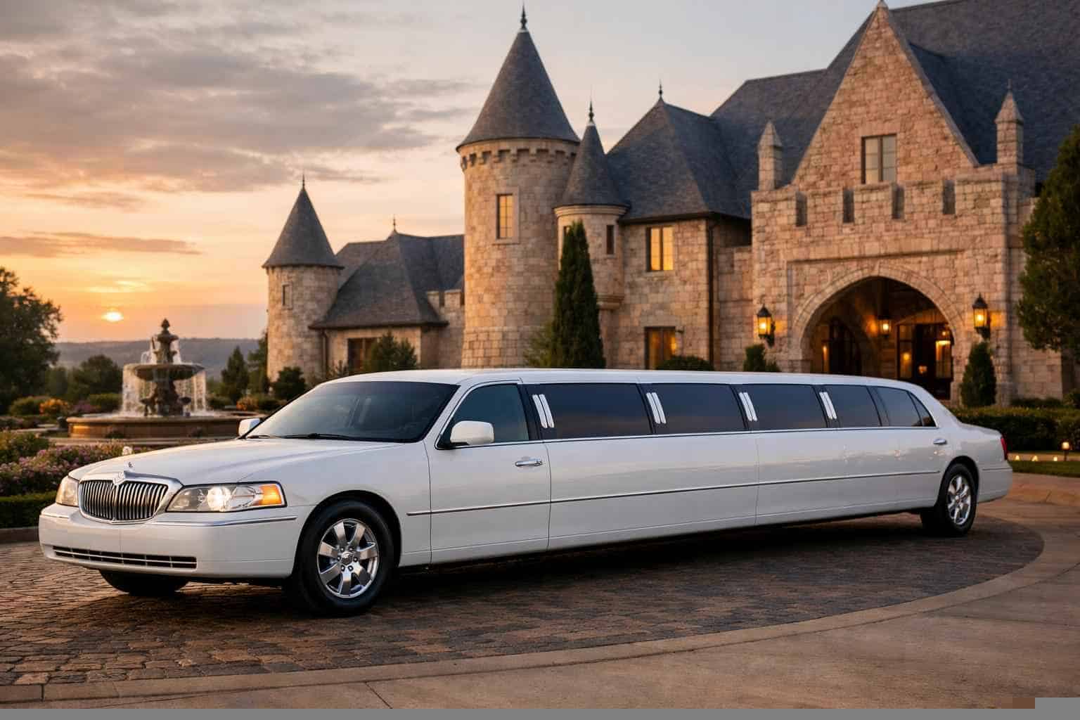 White Limo Rental Services in Castle Hills Texas