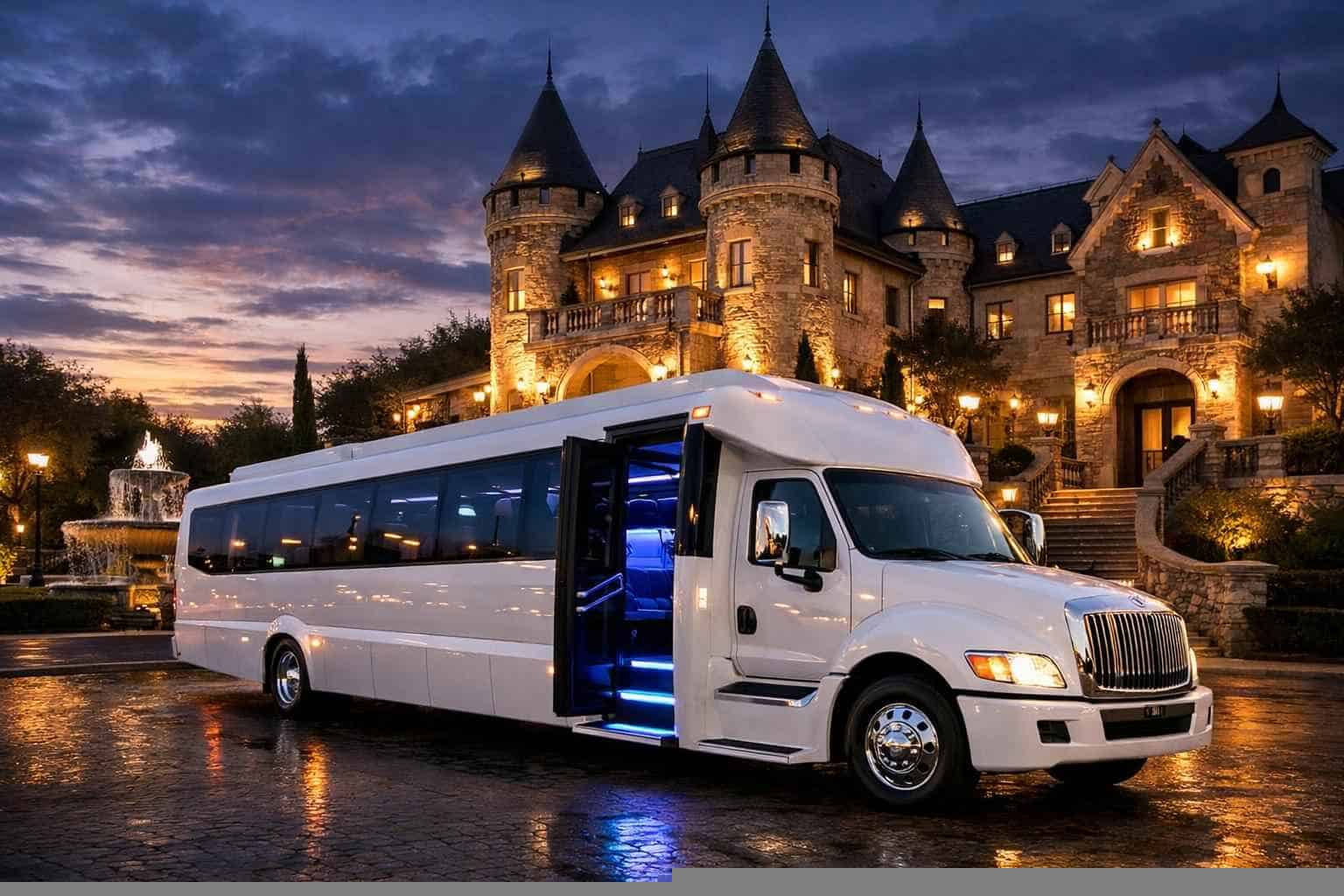 White Party Bus Service Castle Hills TX